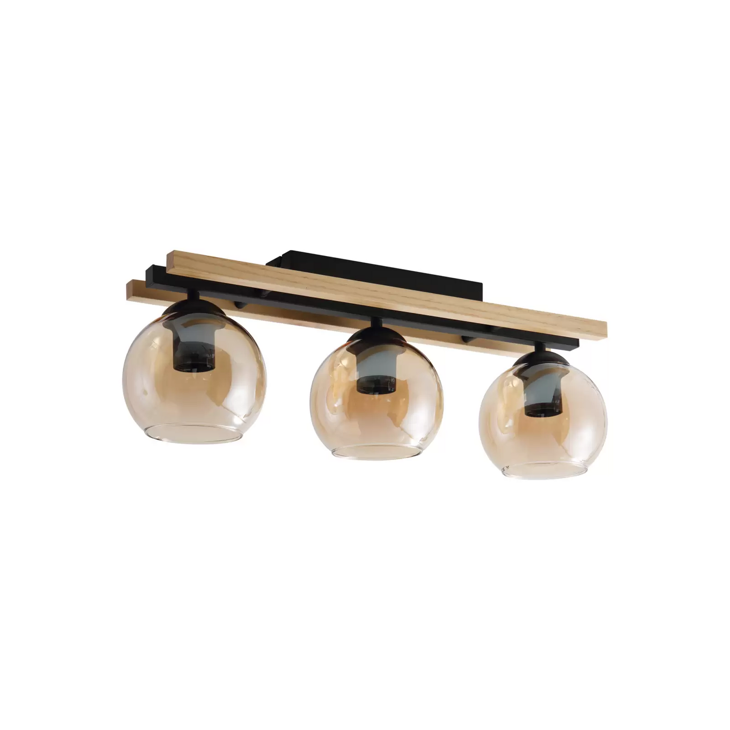 Lindby Deckenleuchte Maite Holz Glas 60 Cm Lang Deckenlampe Leuchte Lampe Spot B-Ware Lindby Deckenleuchte Maite Holz Glas 60 Cm Lang Deckenlampe Leuchte Lampe Spot B-Ware von Lindby