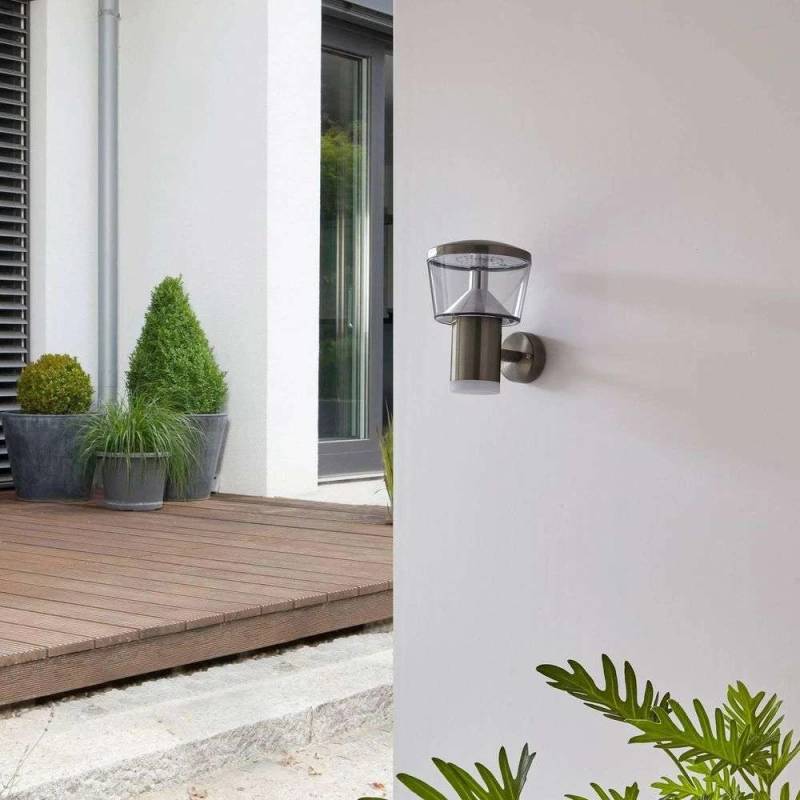 Lindby Edelstahl Led Wandlampe Außen Außenwandleuchte Siehe Text/Foto B-Ware von Lindby