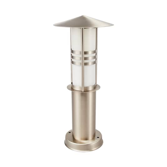 Lindby Edelstahl Sockelleuchte Erina Leuchte Lampe Wegleuchte Wegelampe 23 Watt B-Ware von Lindby