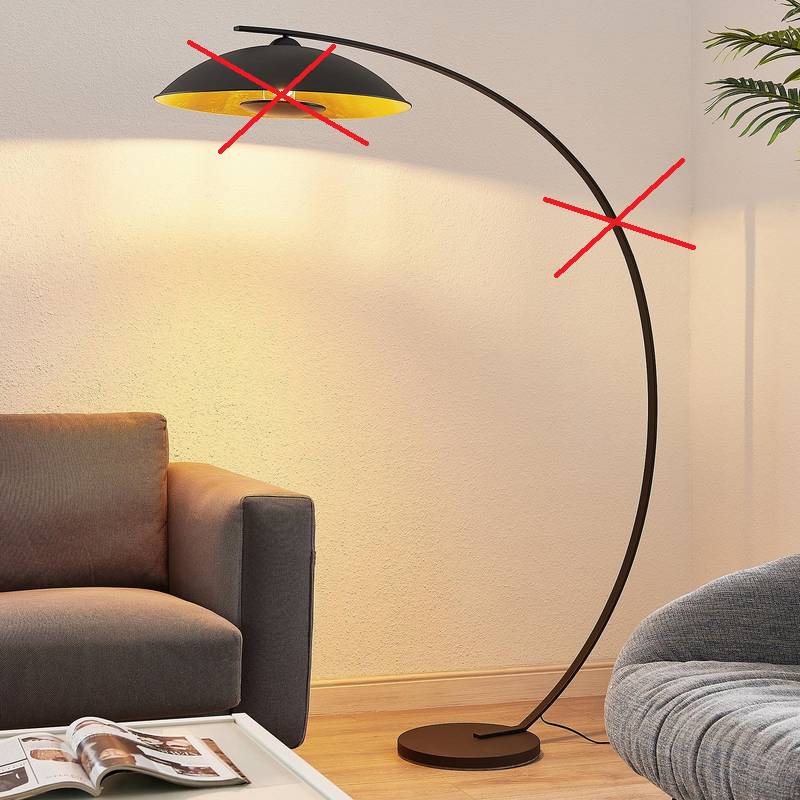 Lindby Emilienne Bogenstehlampe Standleuchte Stehleuchte Leuchte Siehe Text/Foto B-Ware von Lindby