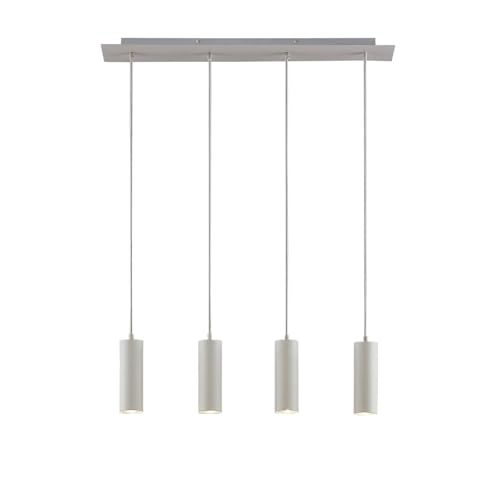 Lindby Esstisch Pendelleuchte, Hängeleuchte Metall weiß Hängelampe 4x GU10 max. 35W ohne Leuchtmittel Esszimmer Küche Wohnzimmer von Lindby