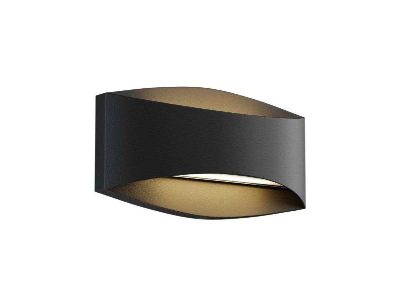 Lindby - Evric LED Außen Wandleuchte L20,3 Black Lindby von Lindby