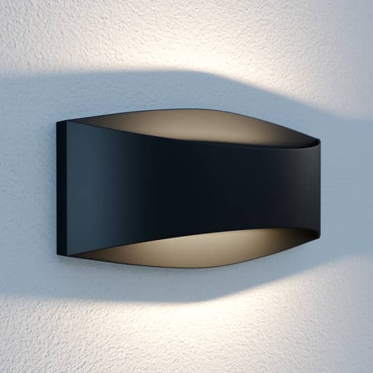 Lindby Evric Led Außenwandleuchte Wandleuchte Wandlicht Lampe Breite 254 B-Ware von Lindby