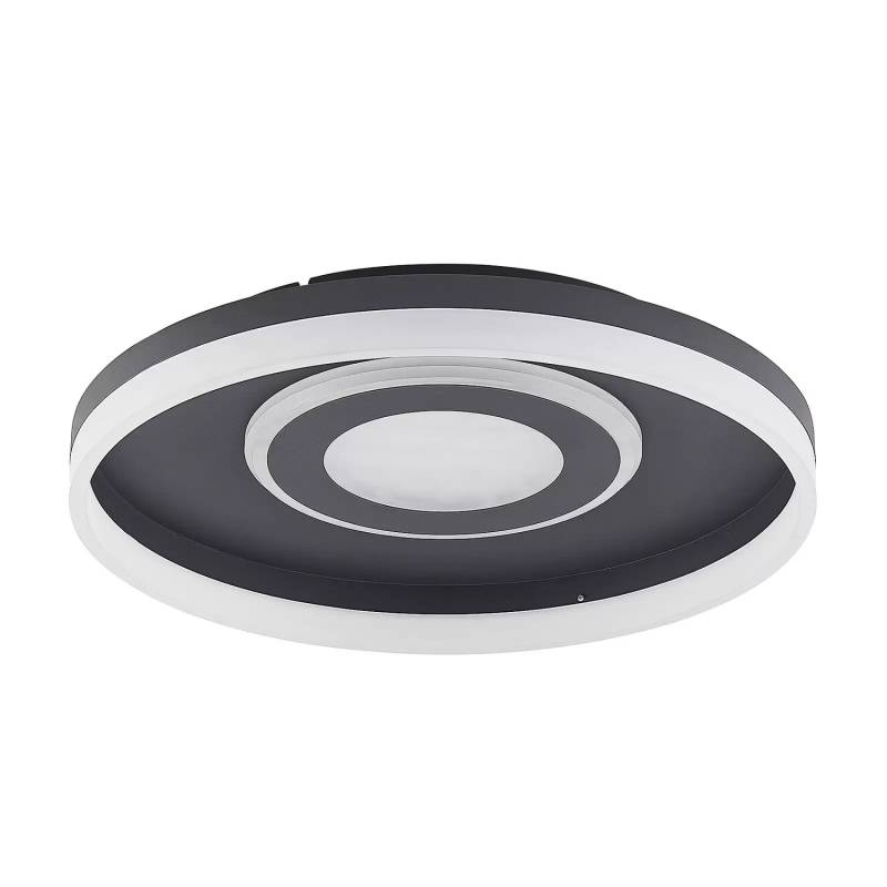 Lindby Gulda Led Deckenleuchte Rbgw Schwarz Deckenlampe Lampe Leuchte Spot Licht B-Ware von Lindby