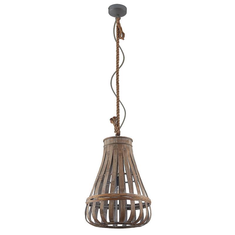 Lindby Haruno Hängeleuchte Aus Rattan 42 Cm Deckenlampe Deckenleuchte Lampe Spot B-Ware von Lindby