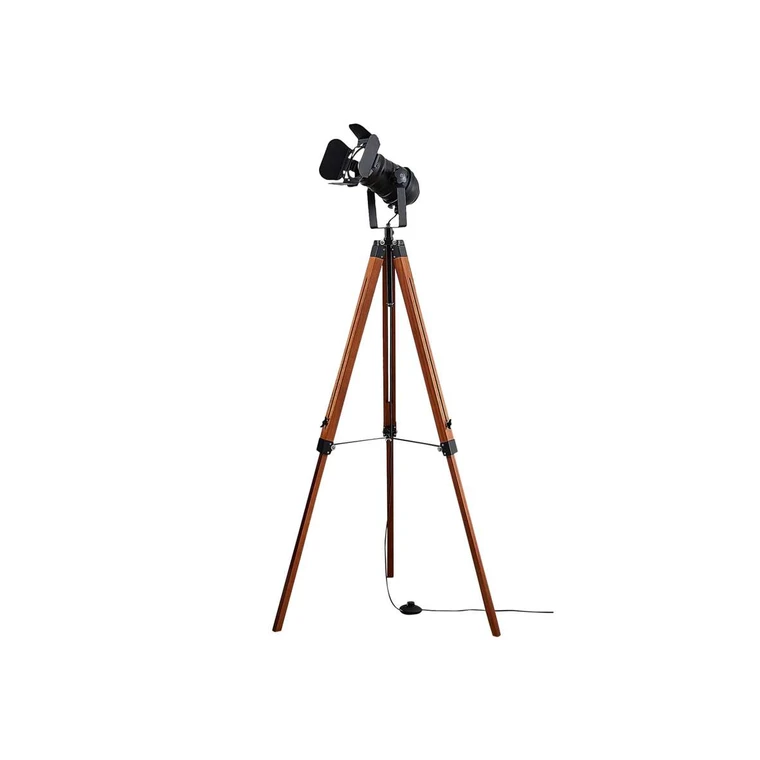 Lindby Holz Stehlampe Hilma Standleuchte Wohnzimmerleuchte Deko Leseleuchte E27 B-Ware von Lindby