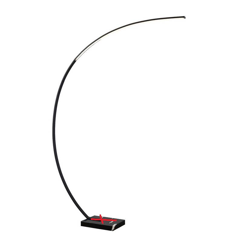 Lindby Kendra Led Bogenstehleuchte Stehlampe Standleuchte Siehe Text/Foto B-Ware von Lindby