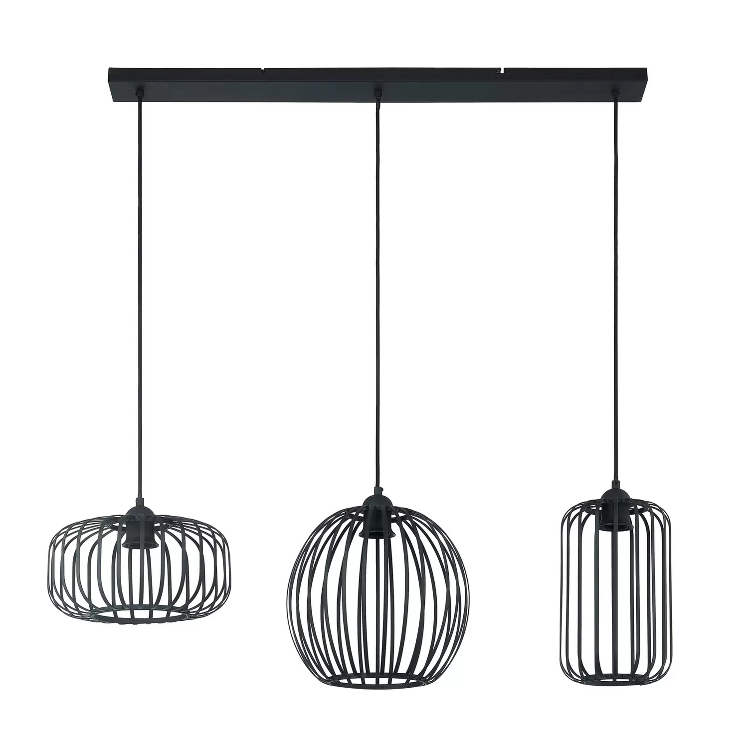 Lindby Krish Pendellampe Käfigoptik Dreiflammig Deckenlampe Lampe Leuchte Spot B-Ware von Lindby