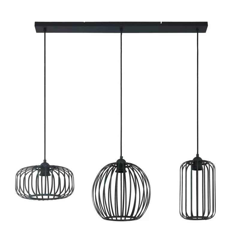 Lindby Krish Pendellampe Käfigoptik Dreiflammig Deckenlampe Lampe Leuchte Spot B-Ware von Lindby