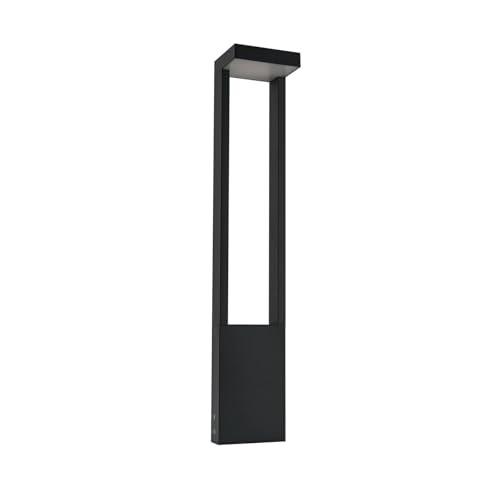 Lindby LED Außenleuchte Lonete (Modern) in Schwarz aus Aluminium (1 flammig,) - Wegeleuchte Pollerleuchte Wegelampe Sockelleuchte von Lindby