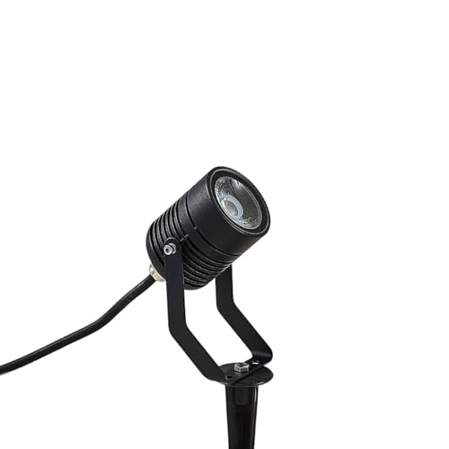 Lindby LED Außenleuchte 'Maris' (Modern) in Schwarz aus Metall (1 flammig,) - Erdspießleuchte außen von Lindby