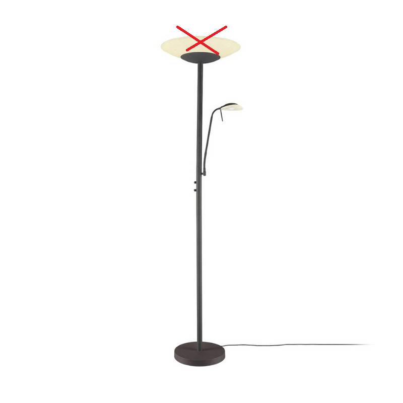 Lindby Led Deckenfluter Lampe Leuchte Stehlampe Ragna Leselicht Siehe Text/F950 B-Ware von Lindby