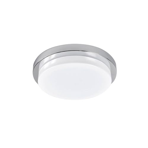 Lindby LED Deckenlampe 'Cordula' (spritzwassergeschützt) (Modern) in Chrom u.a. für Badezimmer (1 flammig,) - Bad Deckenleuchte, Lampe, Badezimmerleuchte von Lindby