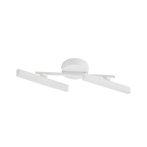 Lindby LED Deckenlampe Eldrin dimmbar (Modern) in Weiß aus Metall (2 flammig,) - Deckenleuchte Wandleuchte Strahler Spot Lampe Wohnzimmerleuchte von Lindby