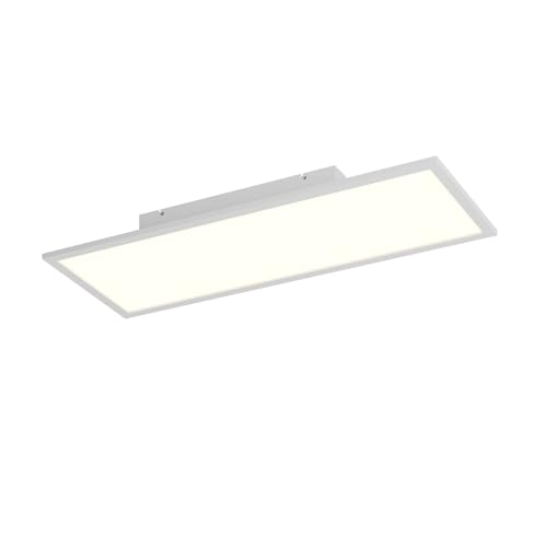 Lindby LED Deckenleuchte (LED Panel) 'Luay' dimmbar mit Fernbedienung (Modern) in Weiß u.a. für Küche (1 flammig,) - Lampe, LED-Deckenlampe, Deckenlampe, Küchenleuchte von Lindby