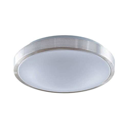 Lindby LED Deckenleuchte 'Emelie' (Modern) in Alu aus Metall u.a. für Wohnzimmer & Esszimmer (1 flammig,) - Lampe, LED-Deckenlampe, Deckenlampe, Wohnzimmerlampe von Lindby