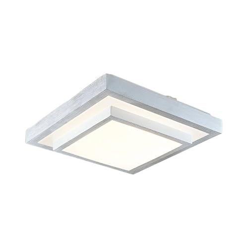 Lindby LED Deckenleuchte 'Mirco' (Modern) in Alu aus Metall u.a. für Wohnzimmer & Esszimmer (1 flammig,) - Lampe, LED-Deckenlampe, Deckenlampe, Wohnzimmerlampe von Lindby