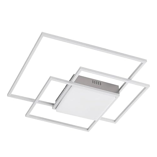 Lindby LED Deckenleuchte 'Nelinka' (Modern) in Alu aus Aluminium u.a. für Wohnzimmer & Esszimmer (1 flammig,) - Lampe, LED-Deckenlampe, Deckenlampe, Wohnzimmerlampe von Lindby