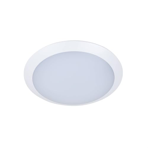 Lindby LED Deckenleuchten Naira mit Bewegungsmelder (Modern) in Weiß (1 flammig,) - Außenleuchte für Garten Terasse Balkon & Haus Deckenleuchte von Lindby