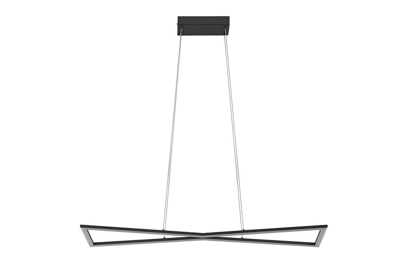 Lindby LED-Hängeleuchte Arischa, dimmbar, LED-Leuchtmittel fest verbaut, warmweiß, Modern, Stahl, Aluminium, Silikon, sandgrau, 1 flammig, inkl. von Lindby