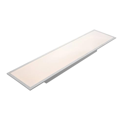 Lindby LED Panel 'Stenley' (Modern) in Alu u.a. für Küche (1 flammig,) - Bürolampe, Deckenlampe, Deckenleuchte, Lampe, Küchenleuchte von Lindby