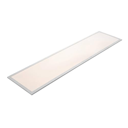 Lindby LED Panel 'Stenley' mit Fernbedienung (Modern) in Alu u.a. für Küche (1 flammig,) - Bürolampe, Deckenlampe, Deckenleuchte, Lampe, Küchenleuchte von Lindby