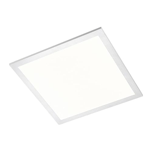 Lindby LED Panel 'Zemmi' mit Bewegungsmelder (Modern) in Alu aus Aluminium u.a. für Arbeitszimmer & Büro (1 flammig,) - Bürolampe, Deckenlampe, Deckenleuchte, Lampe, Arbeitszimmerleuchte von Lindby