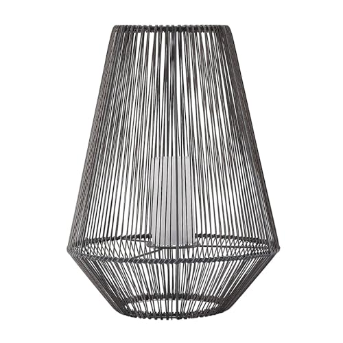Lindby LED Solarleuchte (Laterne) 'Kaati' (spritzwassergeschützt) (Modern) in Braun aus Metall (1 flammig,) - Dekorationsleuchte, Solarlampe von Lindby