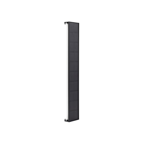 Lindby LED Solarleuchten Laarni dimmbar (spritzwassergeschützt in Schwarz aus Aluminium (1 flammig,) - Solarlampe Solarleuchte Garten von Lindby