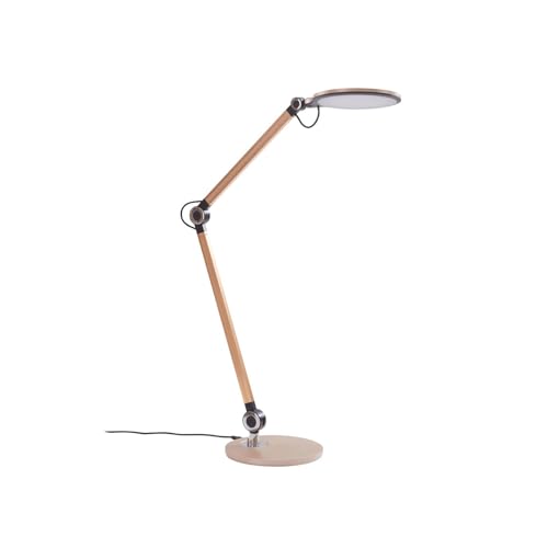 Lindby LED Tischlampe 'Nyxaris' (Touchdimmer) dimmbar (Modern) in Gold/Messing u.a. für Arbeitszimmer & Büro (1 flammig,) - Tischleuchte, Schreibtischlampe, Nachttischlampe von Lindby