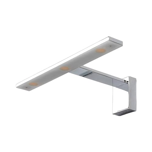 Lindby LED Wandleuchte, Wandlampe Innen 'Lorik' (Modern) in Chrom aus Metall u.a. für Badezimmer (3 flammig,) - Wandstrahler, Wandbeleuchtung Schlafzimmer/Wohnzimmer, Badezimmerleuchte von Lindby