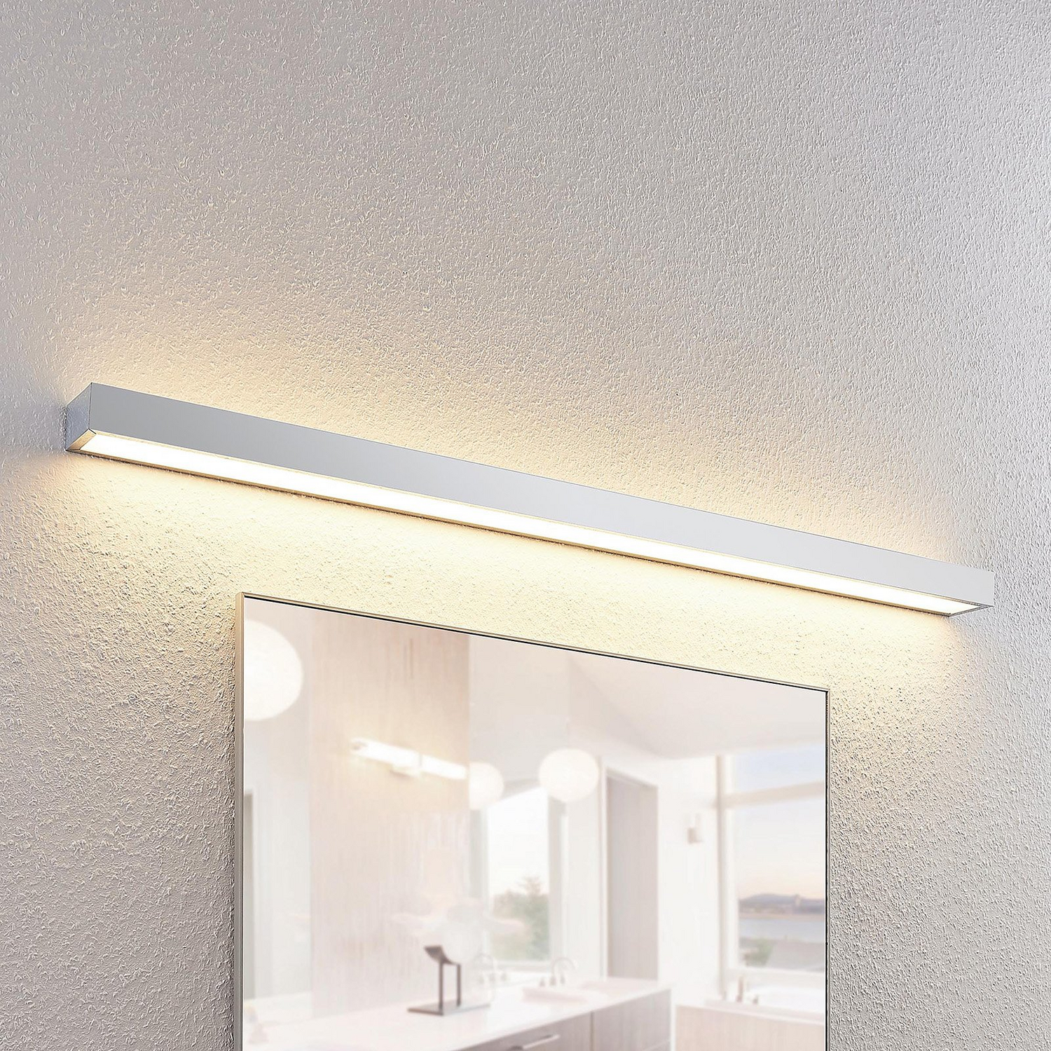 Lindby Layan Led Bad Wandleuchte Wandleuchte Lampe Chrom 120 Cm Siehe Text/Foto B-Ware Lindby Layan Led Bad Wandleuchte Wandleuchte Lampe Chrom 120 Cm Siehe Text/Foto B-Ware von Lindby