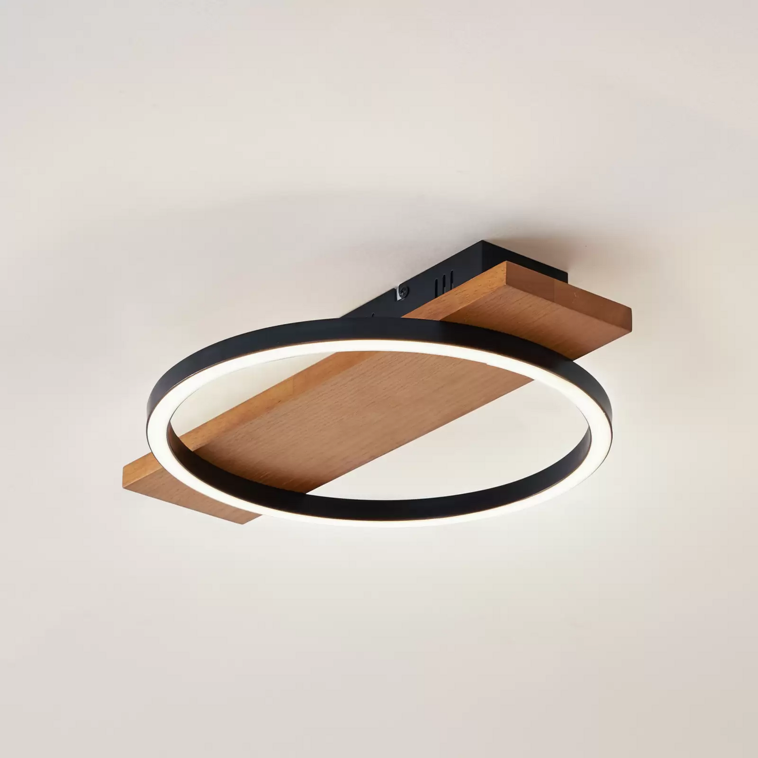 Lindby Led Deckenlampe Galad Deckenlampe Deckenlicht Schwarz Holz 30 Cm Dimmbar B-Ware Lindby Led Deckenlampe Galad Deckenlampe Deckenlicht Schwarz Holz 30 Cm Dimmbar B-Ware von Lindby