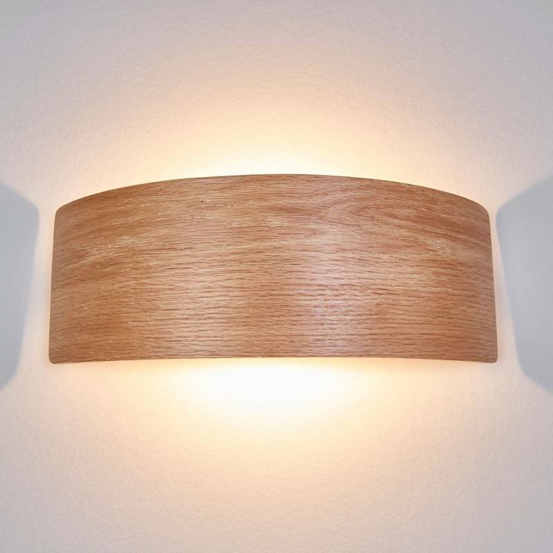 Lindby Led Wandleuchte Rafailia Wandleuchte Wandlampe Leuchte Lampe Holz Meta982 B-Ware von Lindby