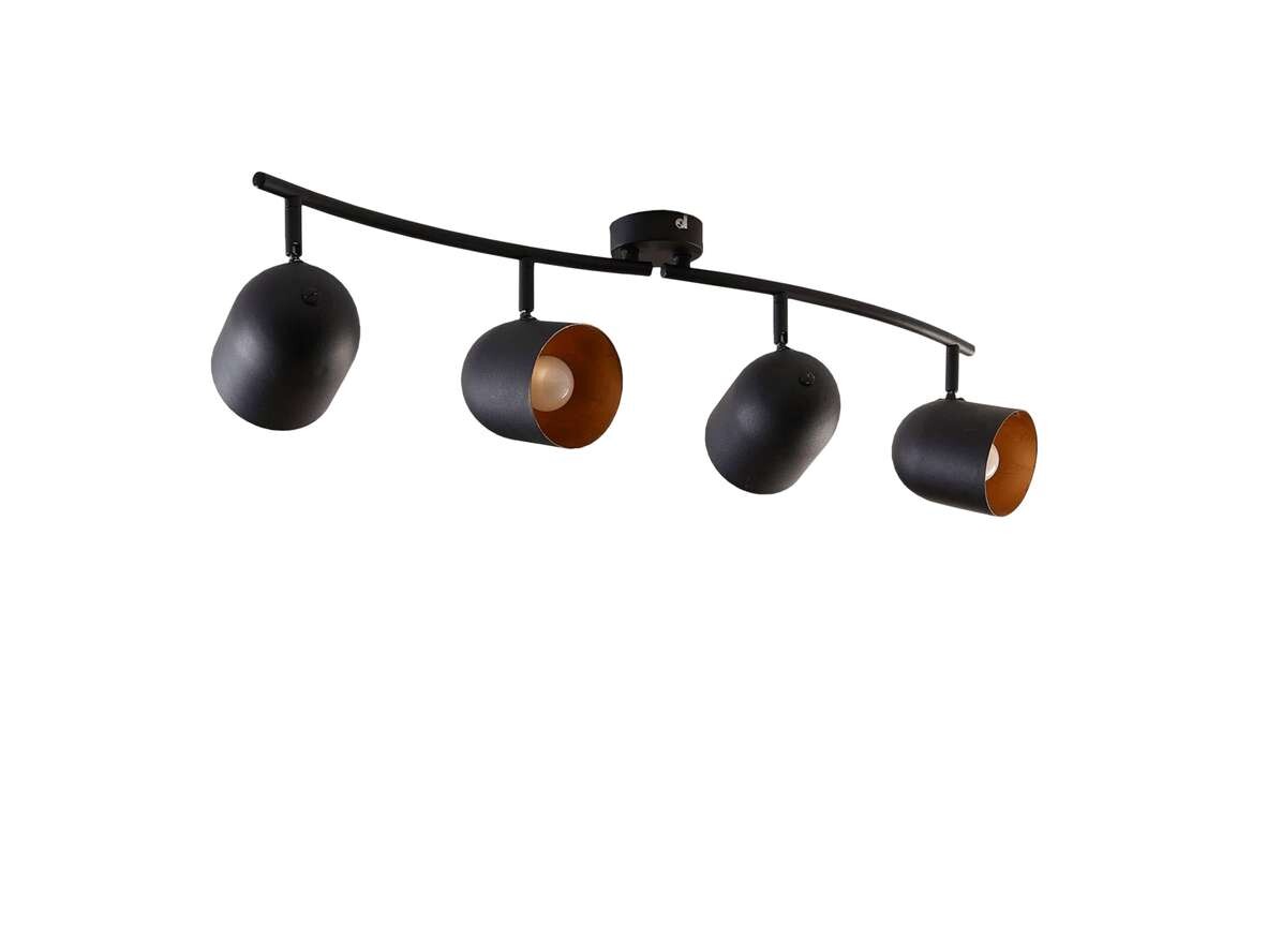 Lindby - Morik 4 LED Deckenleuchte Black/Gold Lindby von Lindby