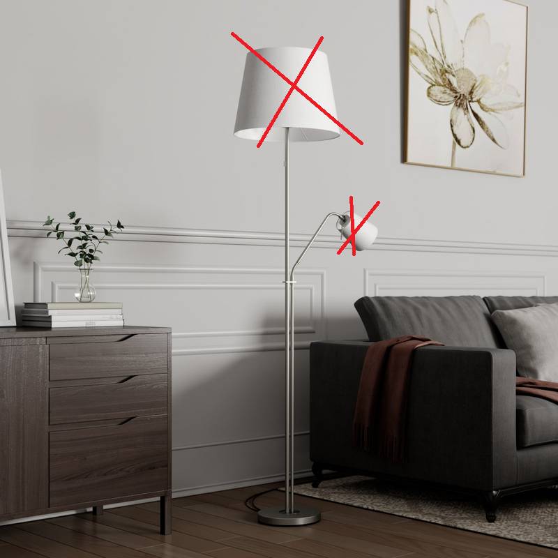 Lindby Nantwin Stehleuchte Stehlampe Standleuchte Standlampe Siehe Text/Foto B-Ware von Lindby