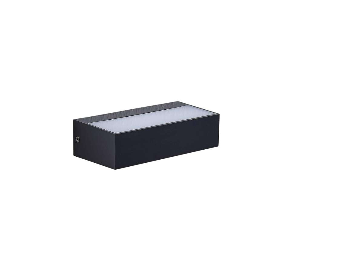 Lindby - Nienke LED Außen Wandleuchte IP65 L17 Dark Grey Lindby von Lindby