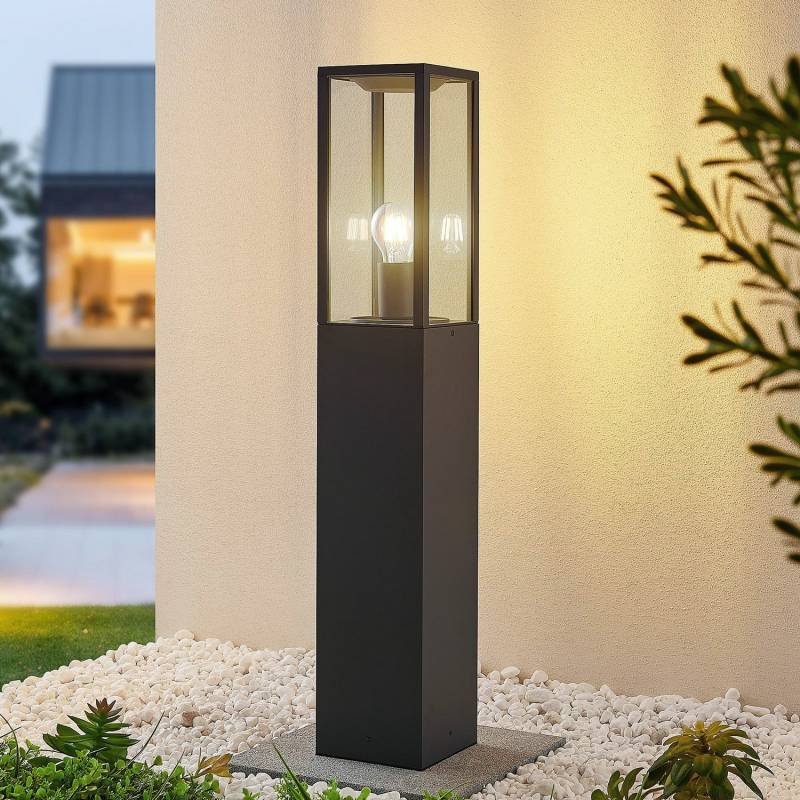 Lindby Peldar Wegeleuchte Gartenleuchte Sockelleuchte E27 In Kantigem Design543 B-Ware von Lindby