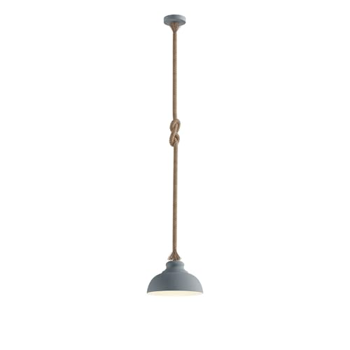 Lindby Pendelleuchte 'Chaby' (Retro, Vintage, Antik) in Alu aus Metall u.a. für Wohnzimmer & Esszimmer (1 flammig, E27) - Deckenlampe, Esstischlampe, Hängelampe, Hängeleuchte, Wohnzimmerlampe von Lindby