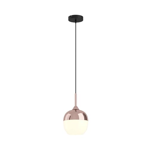 Lindby Pendelleuchte 'Deda' (Design, Modern) in Kupfer aus Metall u.a. für Schlafzimmer (1 flammig, E27) - Deckenlampe, Esstischlampe, Hängelampe, Hängeleuchte, Schlafzimmerleuchte von Lindby