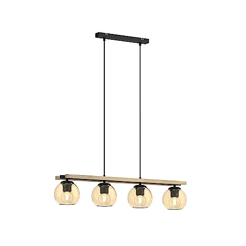 Lindby Pendelleuchte Enrique (Modern) aus Glas (4 flammig, E27) - Hängelampe Esstischlampe Hängeleuchte Wohnzimmerleuchte von Lindby
