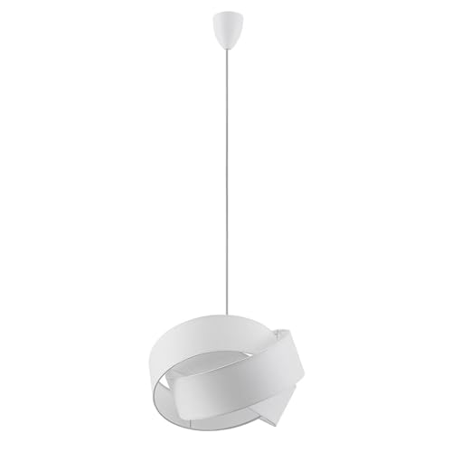 Lindby Pendelleuchte 'Gya' (Modern) in Weiß u.a. für Wohnzimmer & Esszimmer (1 flammig, E27) - Deckenlampe, Esstischlampe, Hängelampe, Hängeleuchte, Wohnzimmerlampe von Lindby