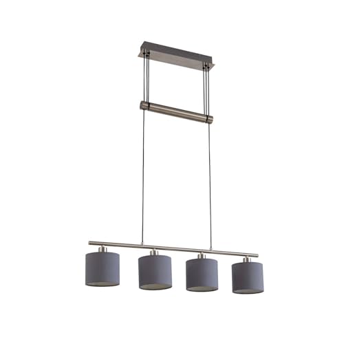 Lindby Pendelleuchte Jorin (Modern) in Alu aus Metall (4 flammig, E14) - Deckenlampe Esstischlampe Hängelampe Hängeleuchte Wohnzimmerleuchte von Lindby