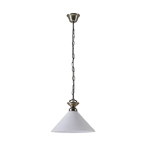 Lindby Esstisch Pendelleuchte Ø30 cm, Hängelampe Glas Metall, Esszimmerlampe 1x E27 max. 60W, ohne Leuchtmittel, Esszimmer Lampe hängend, Wohnzimmer Lampe von Lindby
