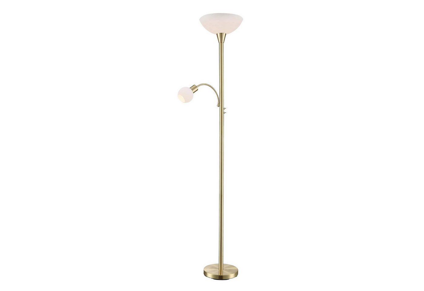 Lindby Stehlampe Elaina, 1 x 15 W LED E27 + 1 x 8 W LED E14 von Lindby