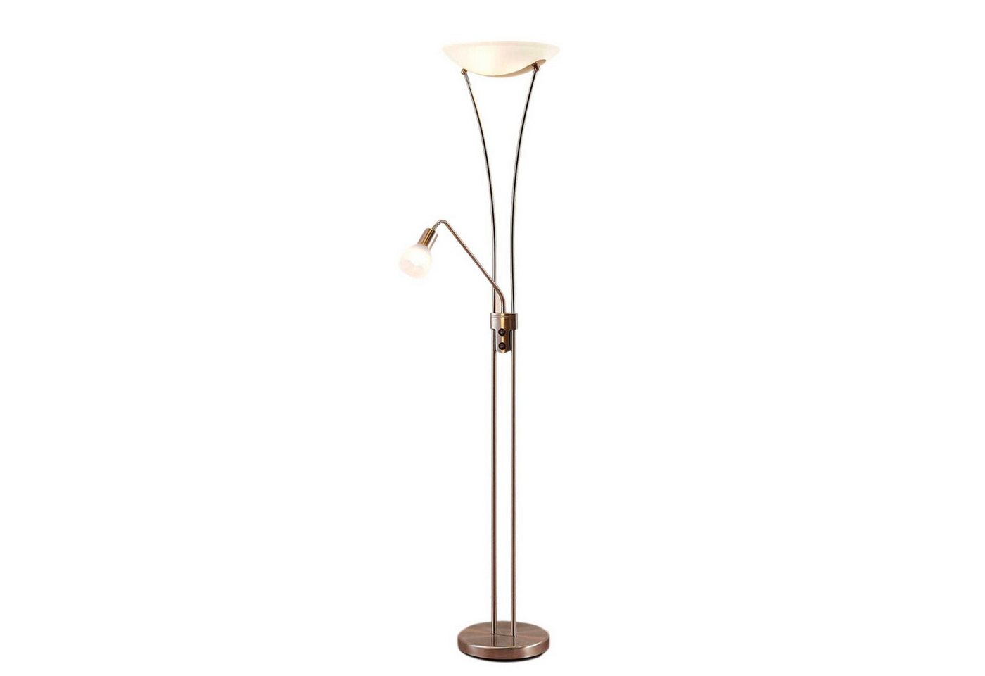 Lindby Stehlampe Felicia, 2 x 15 W LED E27 + 1 x 10 W LED E14 von Lindby