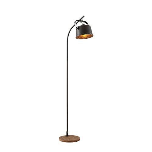Lindby Stehlampe 'Rubinjo' (Retro, Vintage, Antik) aus Metall u.a. für Wohnzimmer & Esszimmer (1 flammig, E27) - Stehleuchte, Standleuchte, Floor Lamp, Wohnzimmerlampe, Wohnzimmerlampe von Lindby