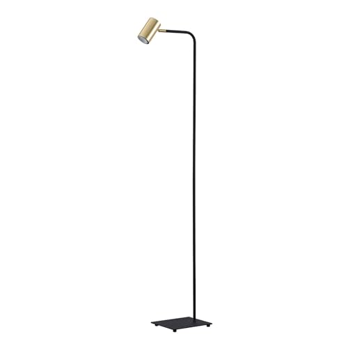 Lindby Stehlampe 'Sanad' (Modern) in Schwarz aus Metall u.a. für Wohnzimmer & Esszimmer (1 flammig, GU10) - Stehleuchte, Standleuchte, Floor Lamp, Wohnzimmerlampe, Wohnzimmerlampe von Lindby