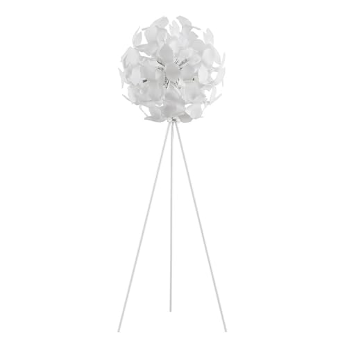 Lindby Stehlampe 'Varika' (Modern) in Weiß aus Metall u.a. für Wohnzimmer & Esszimmer (4 flammig, E14) - Stehleuchte, Standleuchte, Floor Lamp, Wohnzimmerlampe, Wohnzimmerlampe von Lindby