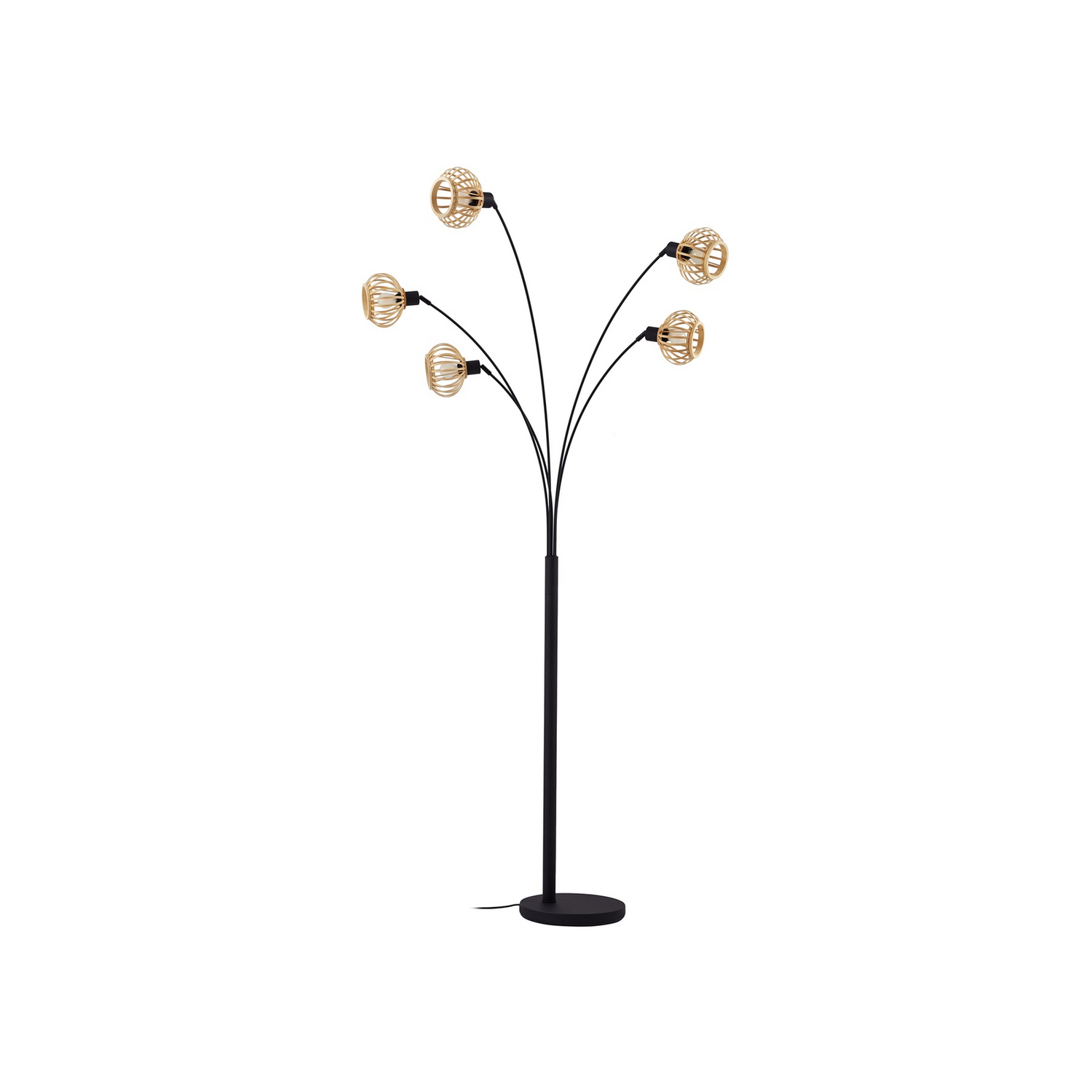 Lindby Stehleuchte Lielle Bambus Natur 190 Cm Stehlampe Lampe Leuchte Spot Li180 B-Ware von Lindby